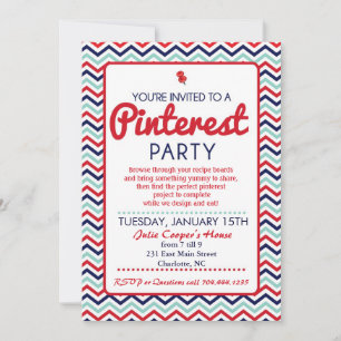 Pinterest Party Invitation