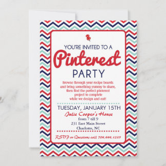 Pinterest Party Invitation
