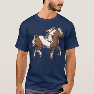 Pinto Horse Beautiful Pinto Horse Lover Gift Idea T-Shirt
