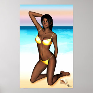 PinUp Girl Denise Poster