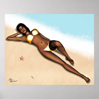 PinUp Girl Denise Poster