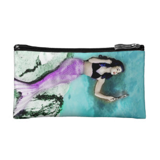 Pinup Mermaid Makeup Bag