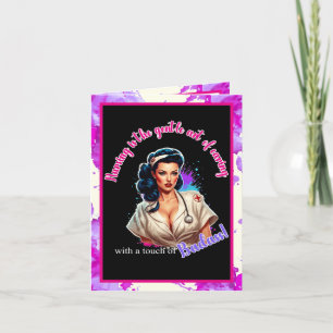 Pinup_ Nurse Badass Thank You Card