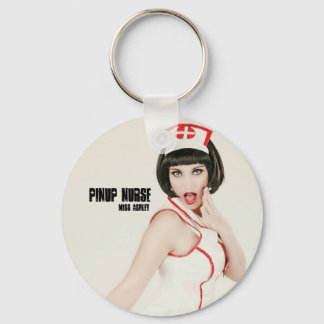 Pinup Nurse Keychain
