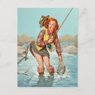 Fishing Pinup Girl Gifts on Zazzle CA