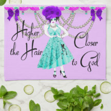 Pinup The Higher the Hair The Closer to God