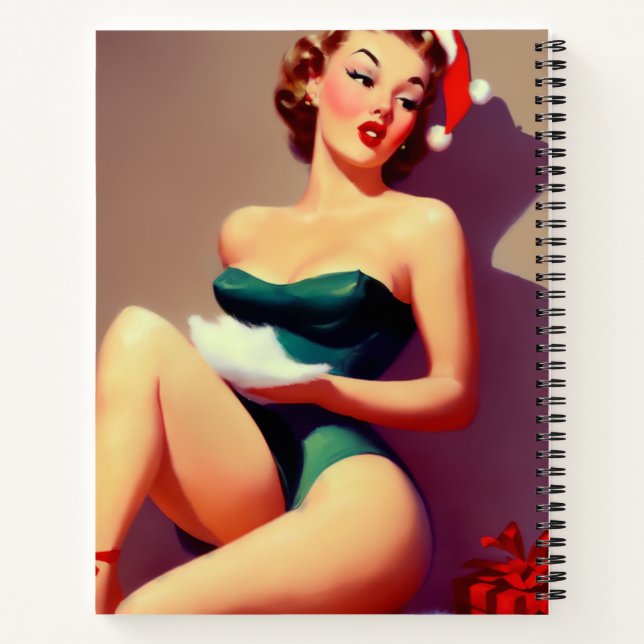 Pinup Woman #1 Notebook (Back)