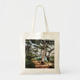 Pinus pinea Pine Tree Forest Painting  Tote Bag
