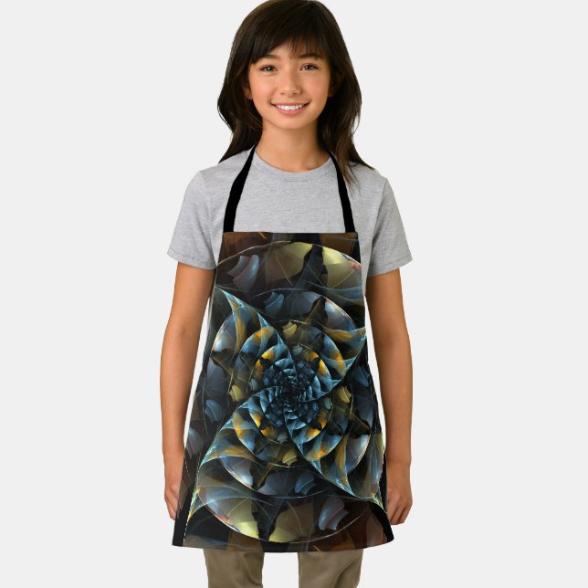 Pinwheel Abstract Art Apron (Insitu)