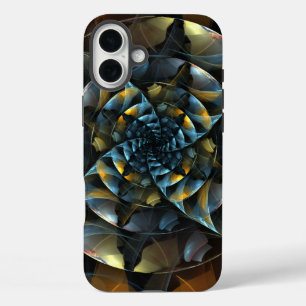 Pinwheel Abstract Art iPhone 16 Plus Case