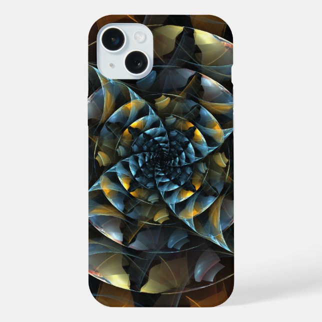 Pinwheel Abstract Art iPhone Case (Back)
