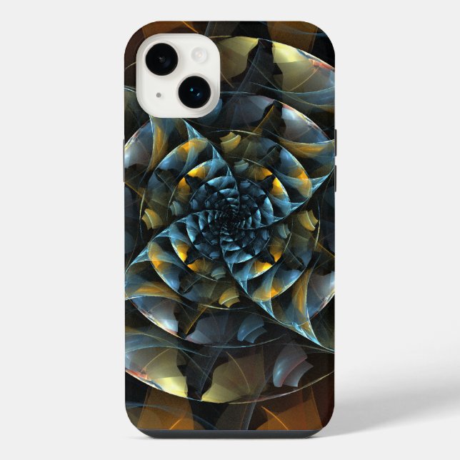 Pinwheel Abstract Art iPhone Case (Back)