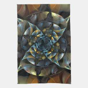 Pinwheel Abstract Art Kitchen Towel