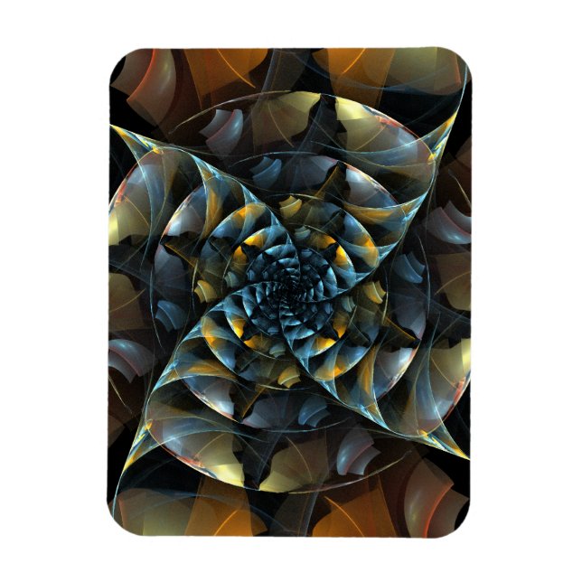 Pinwheel Abstract Art Premium Magnet (Vertical)