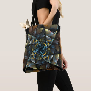 Pinwheel Abstract Art Tote Bag