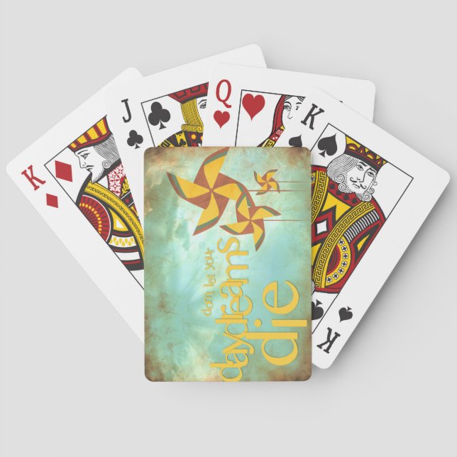 pinwheel daydreams playing cards (Back)