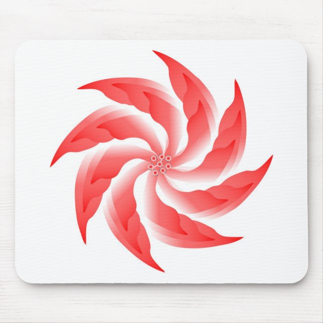 PINWHEEL FLOWER MOUSE PAD (Front)