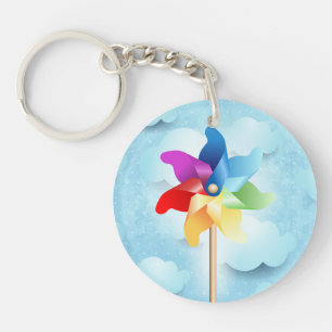 Pinwheel Keychain
