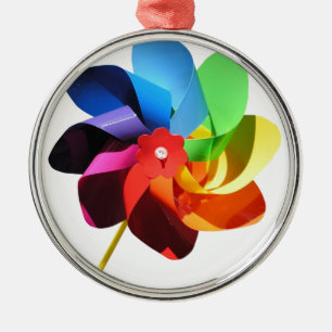 Pinwheel Metal Ornament