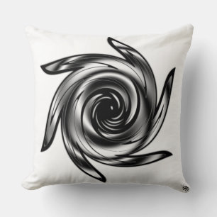 Pinwheel of life throw pillow