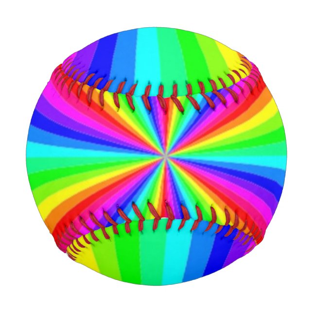 PINWHEEL RAINBOW BASEBALL (Back)
