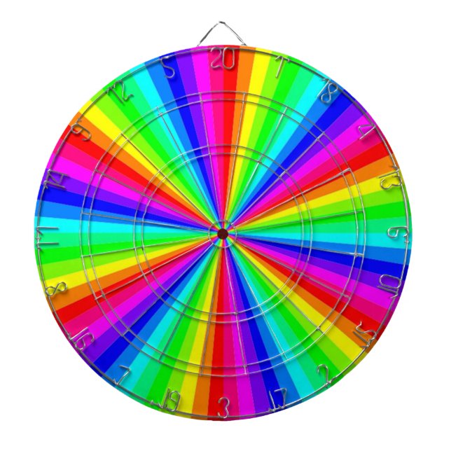 PINWHEEL RAINBOW DARTBOARD (Front)