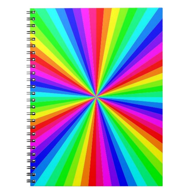 PINWHEEL RAINBOW NOTEBOOK (Front)