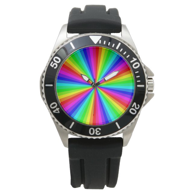 PINWHEEL RAINBOW WATCH (Front)