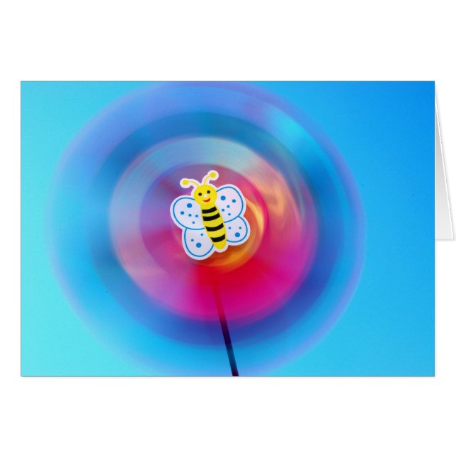 Pinwheel toy card (Front Horizontal)