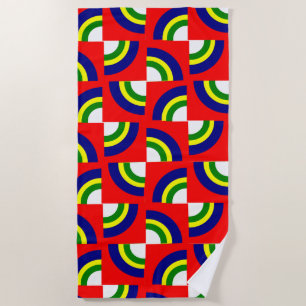 Pinwheels beach towel