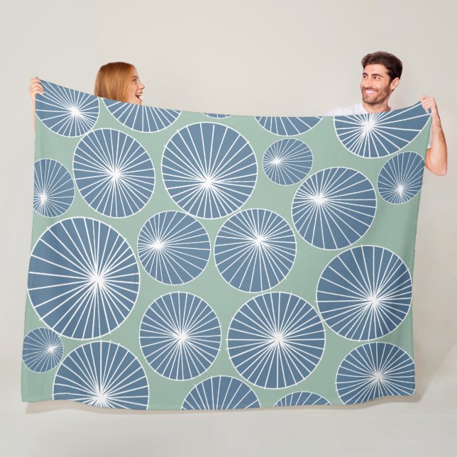 Pinwheels Fleece Blanket (In Situ)