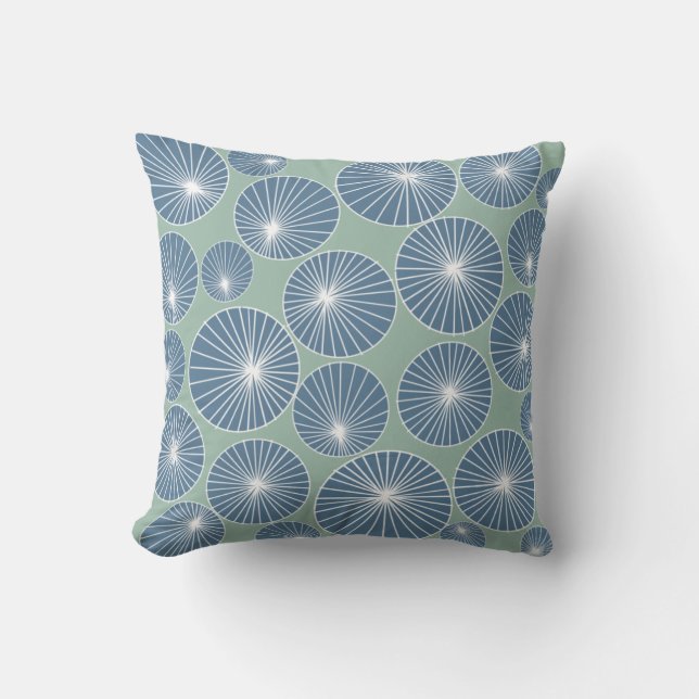 Pinwheels  throw pillow (Front)