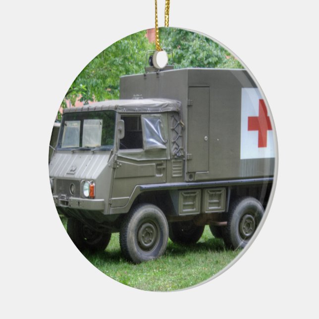 Pinzgauer 712 SAN Ceramic Ornament (Left)