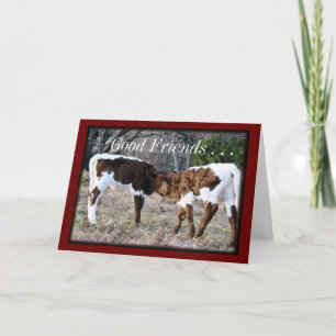 Pinzgauer Calves- AnyOccasion card-customize Card