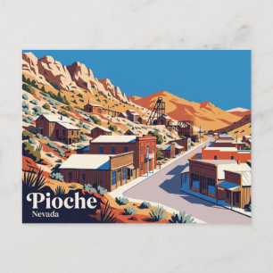 Pioche USA Postcard
