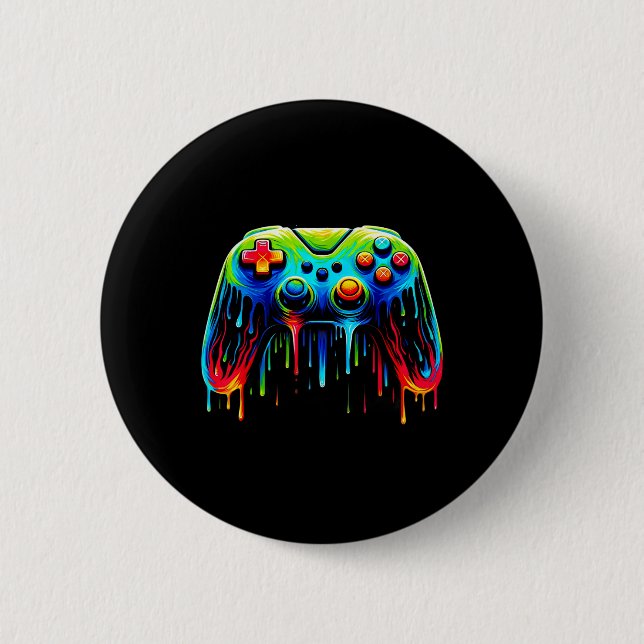 Pion For Gaming Gamer Graphic Design 3  2 Inch Round Button (Front)