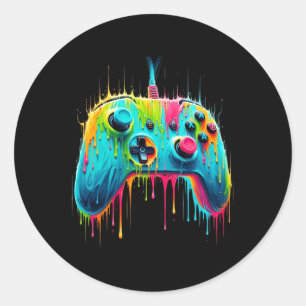 Pion For Gaming Gamer Graphic Design  Classic Round Sticker