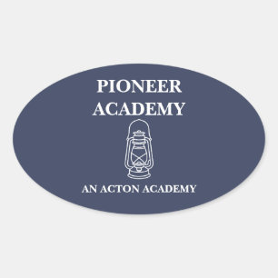 Pioneer Acton Academy Oval Sticker