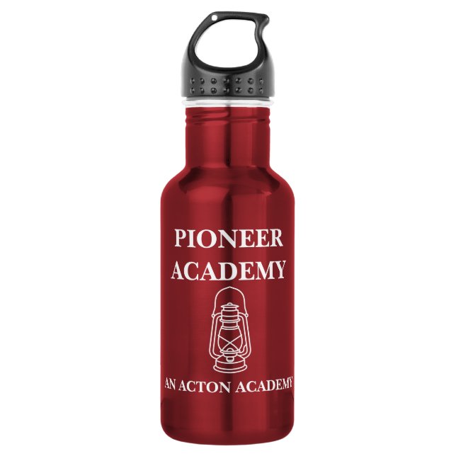 Pioneer Acton Academy Stainless Steel Water Bottle (Front)