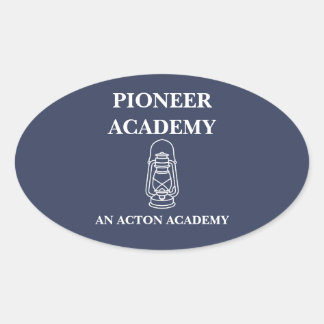 Pioneer Acton Academy Sticker ovale
