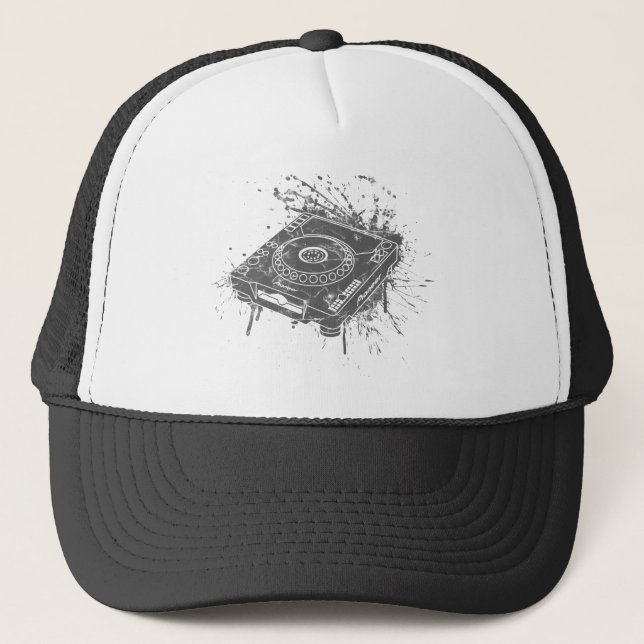 Pioneer CDJ-1000 Graffiti Trucker Hat (Front)