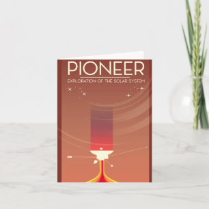 Pioneer Exploration of the Solar System Holiday Card