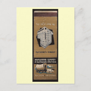 Pioneer Hotel, Tucson, Arizona Vintage Postcard