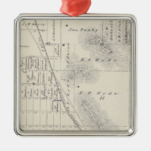 Pioneer Land Co subdivisions Metal Ornament