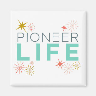 Pioneer Life Sparkly Colourful Magnet
