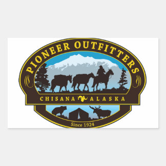 Pioneer Outfitters Logo autocollant