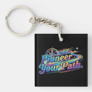 Pioneer Your Path T-Shirt Keychain