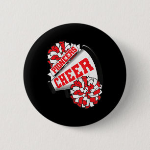 Pioneers Cheer Back To School Cheerleading Spirit 2 Inch Round Button