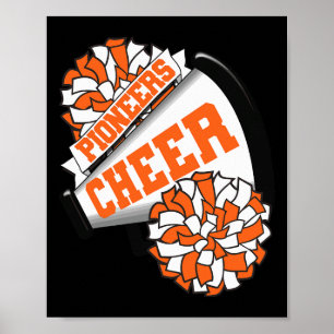 Pioneers Cheer Ck To School Cheerleading Spirit O Poster