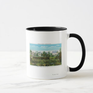 Pioneers' Village Scene in Forest River Park # Mug